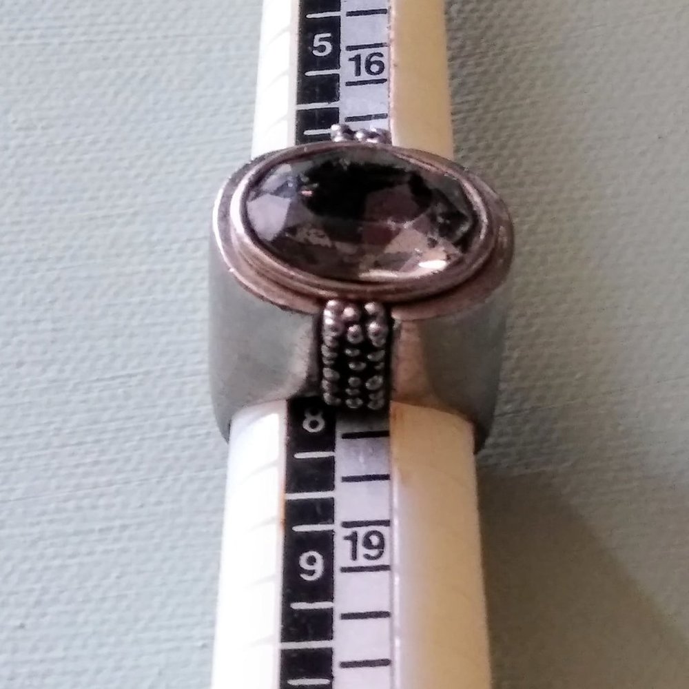 silver statement ring